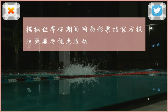 揭秘世界杯期间网易彩票的官方投注渠道与优惠活动